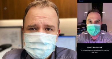 iPhone узнает владельца в медицинской маске | Esmynews