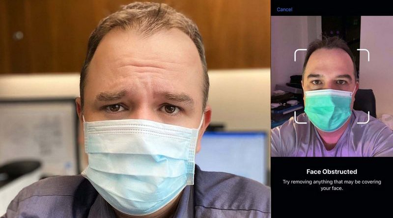 iPhone узнает владельца в медицинской маске | Esmynews