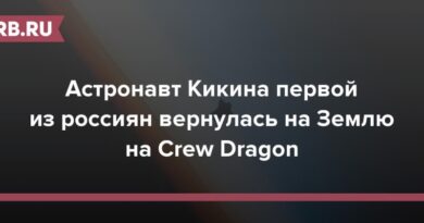 Астронавт Кикина первой из россиян вернулась на Землю на Crew Dragon