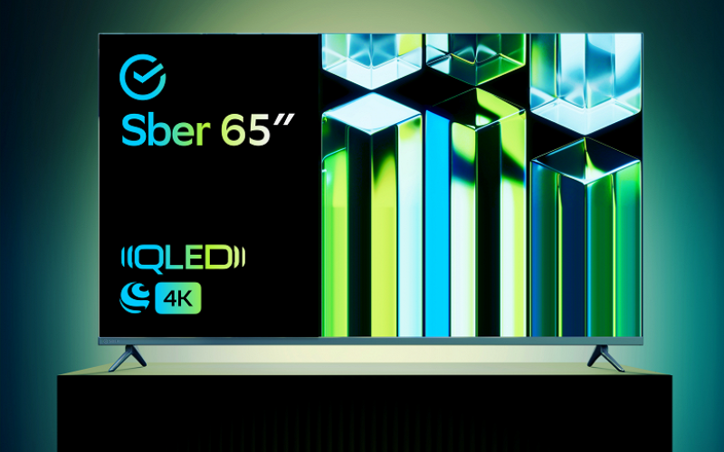 В России стартовали продажи 21 новой модели умных телевизоров Sber, в том числе 4K-флагманы QLED