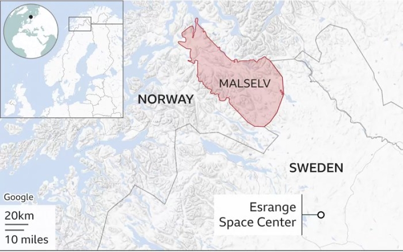 Шведские ученые нечаянно выстрелили ракетой по Норвегии 