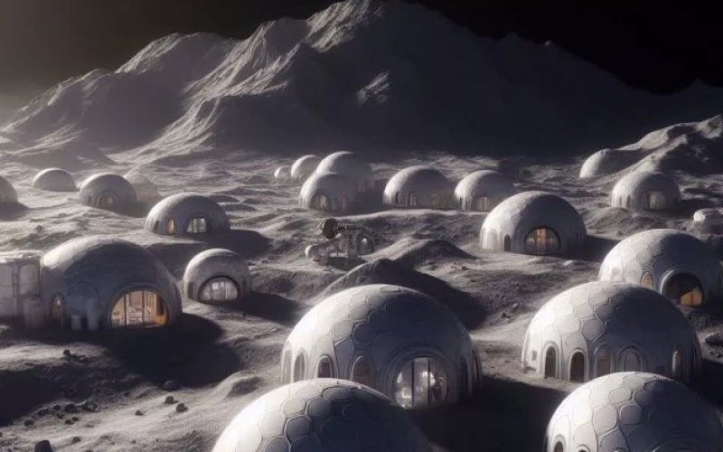 НАСА планирует к 2040 году построить на Луне колонию из напечатанных домов 