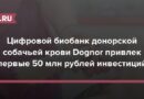 Цифровой биобанк донорской собачьей крови Dognor привлек первые 50 млн рублей инвестиций
