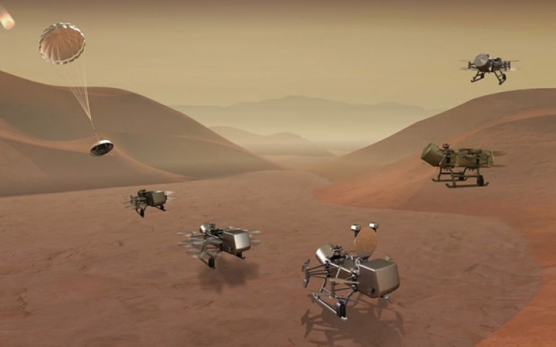 NASA дало зеленый свет проекту исследования Титана «Dragonfly» 